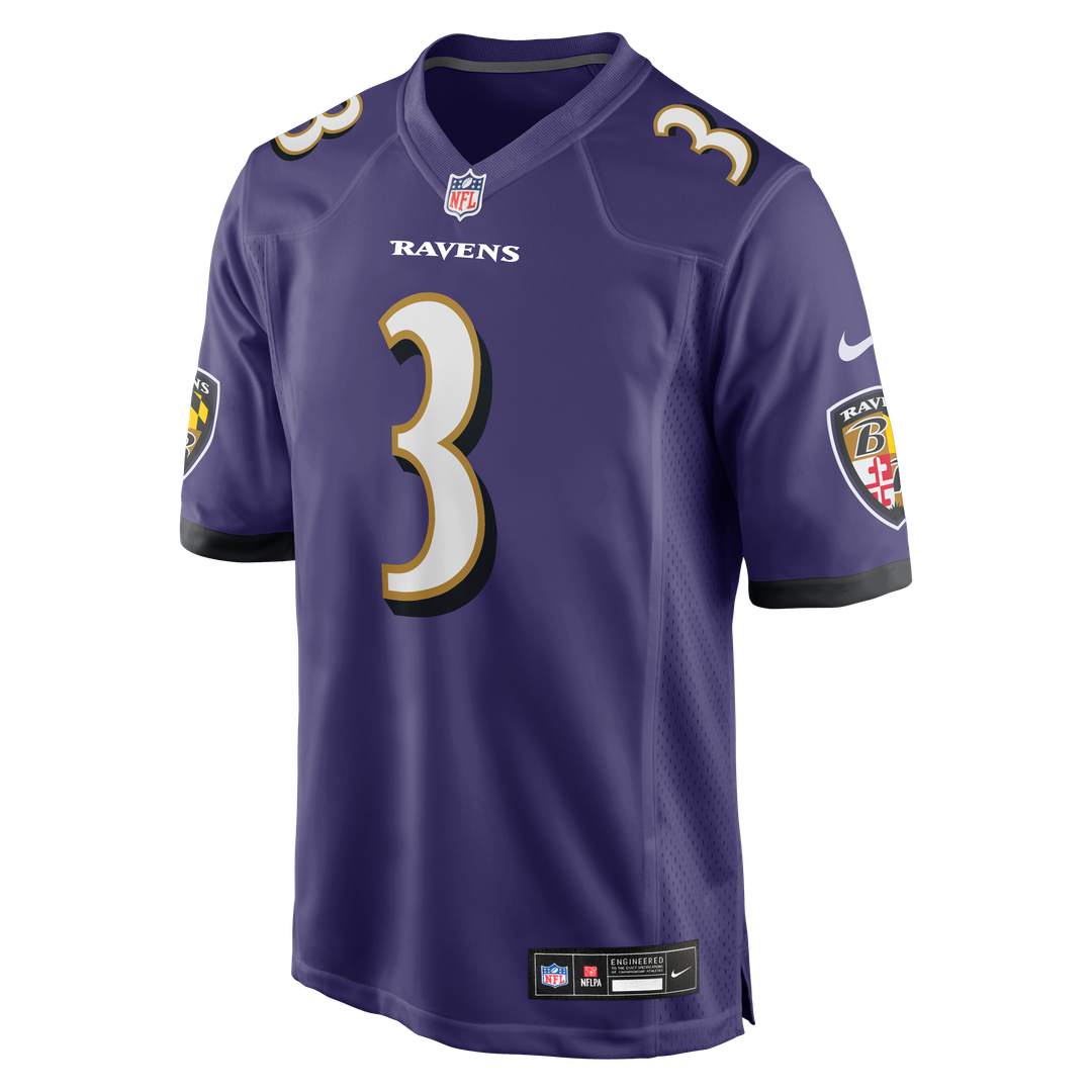 Baltimore Ravens Chidobe Awuzie Nike Team Game Jersey - Purple