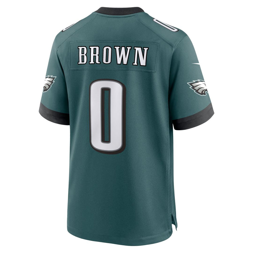 Philadelphia Eagles Marquise Brown Nike Team Game Jersey - Midnight Green