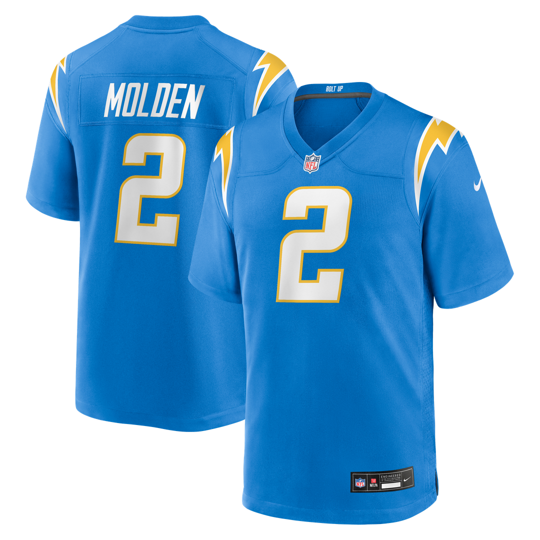 Los Angeles Chargers Elijah Molden Nike Team Game Jersey - Powder Blue