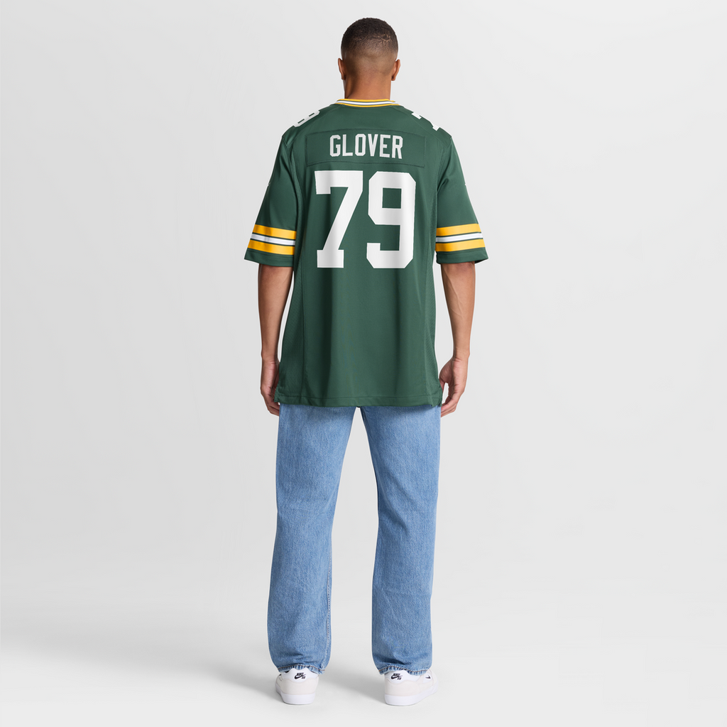 Green Bay Packers Travis Glover Nike Game Jersey - Green