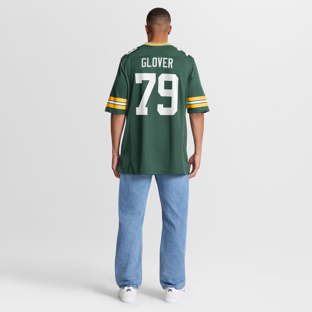 Green Bay Packers Travis Glover Nike Game Jersey - Green