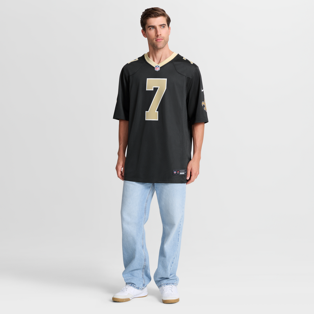 New Orleans Saints Morten Andersen Nike Game Retired Player Jersey - Black