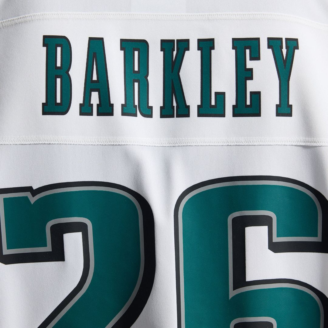 Philadelphia Eagles Saquon Barkley Nike Game Jersey - White