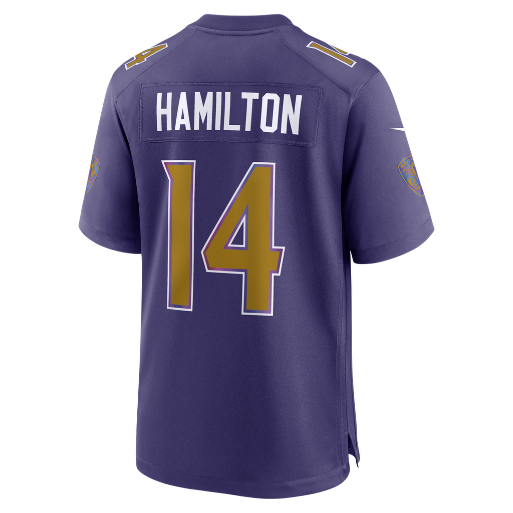 Baltimore Ravens Kyle Hamilton Nike Alternate Game Jersey - Purple