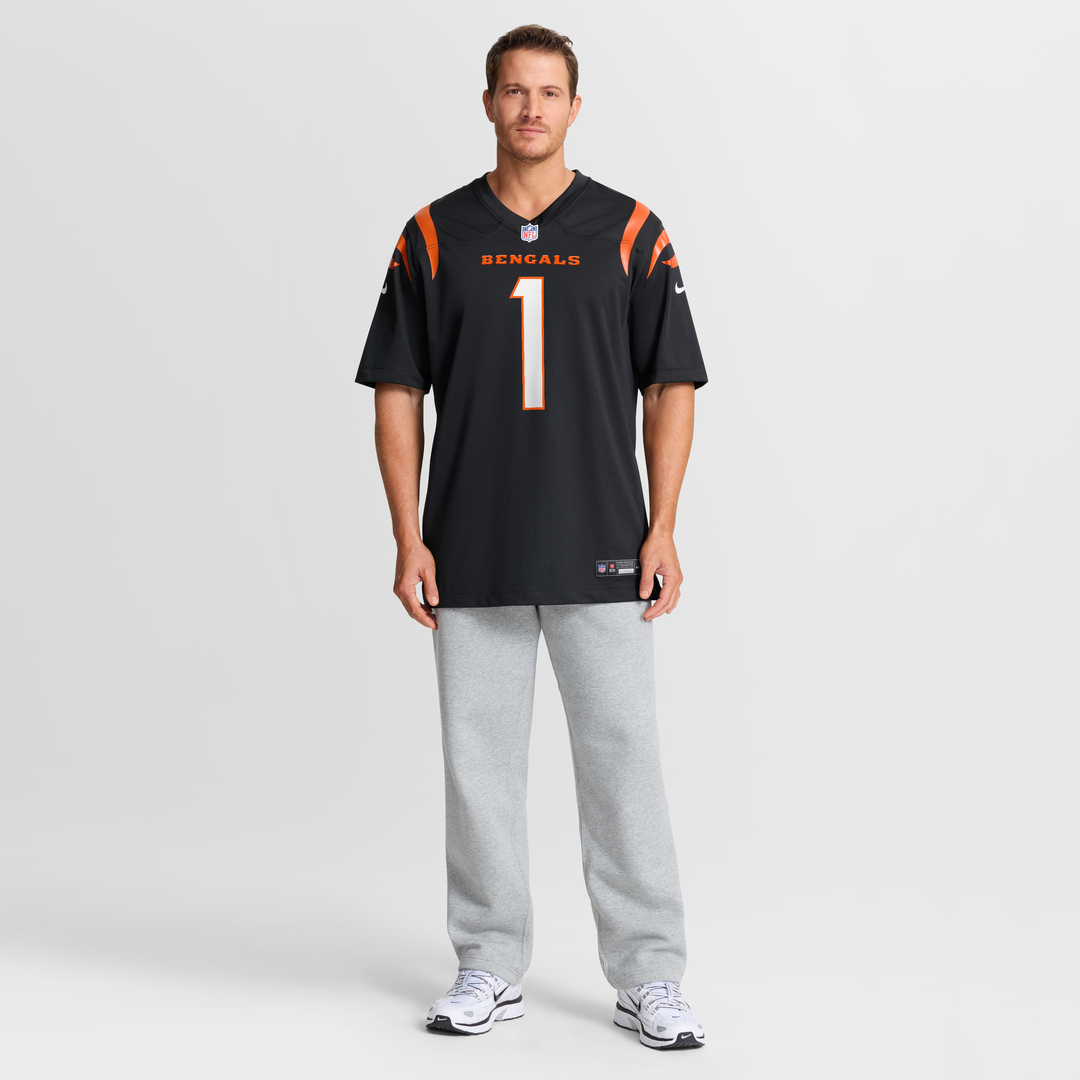 Cincinnati Bengals Number 1 Dad Nike Game Jersey - Black
