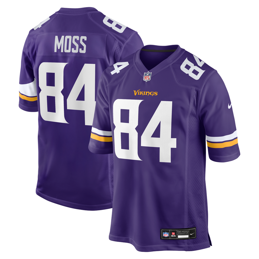Minnesota Vikings Randy Moss Nike Game Retired Player Jersey - Purple