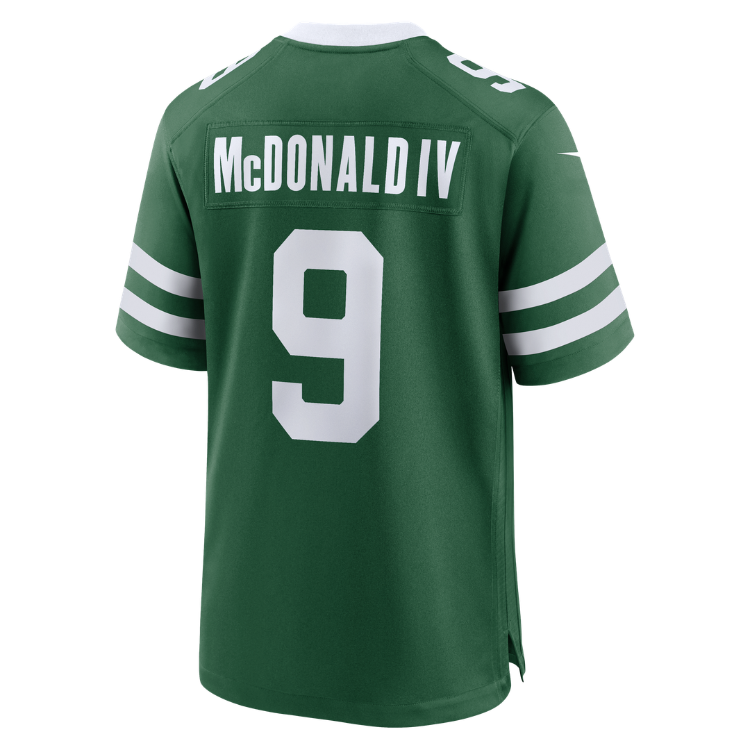 New York Jets Will McDonald IV Nike Alternate Game Jersey - Legacy Black