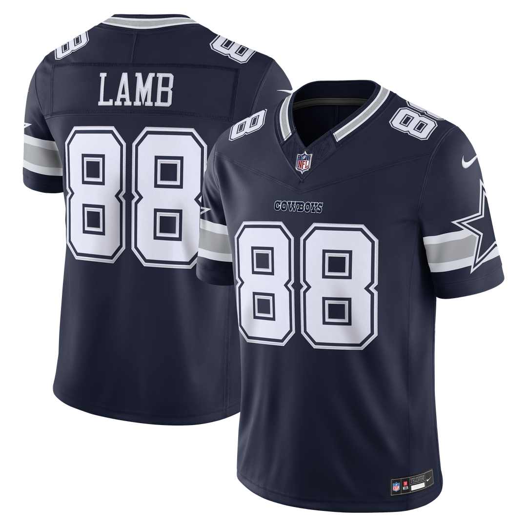 Dallas Cowboys CeeDee Lamb Nike Team Vapor F.U.S.E. Stitched Limited Jersey - Navy
