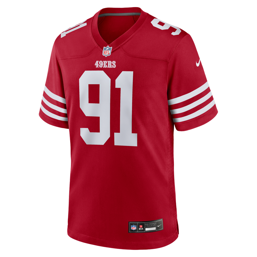 San Francisco 49ers Earnest Brown IV Nike Team Game Jersey - Scarlet