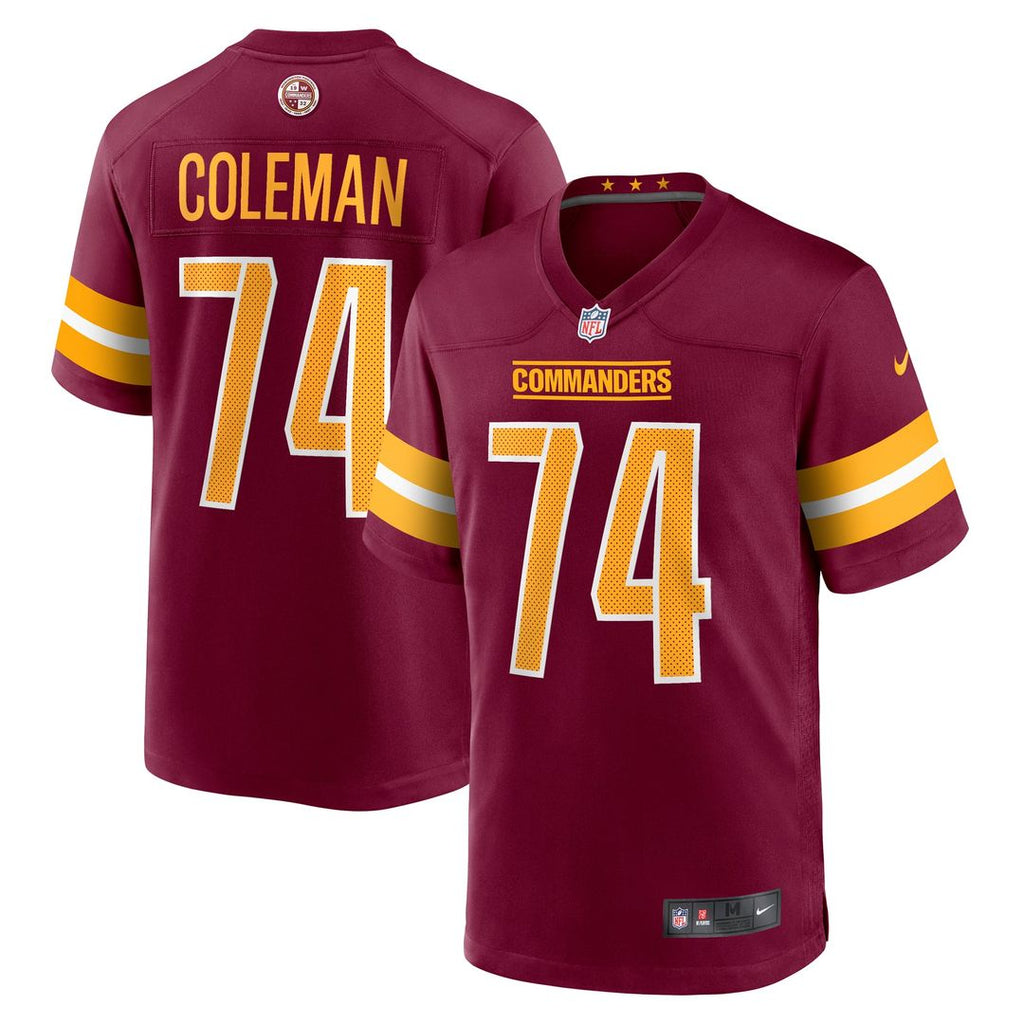 Washington Commanders Brandon Coleman Nike Game Jersey - Burgundy