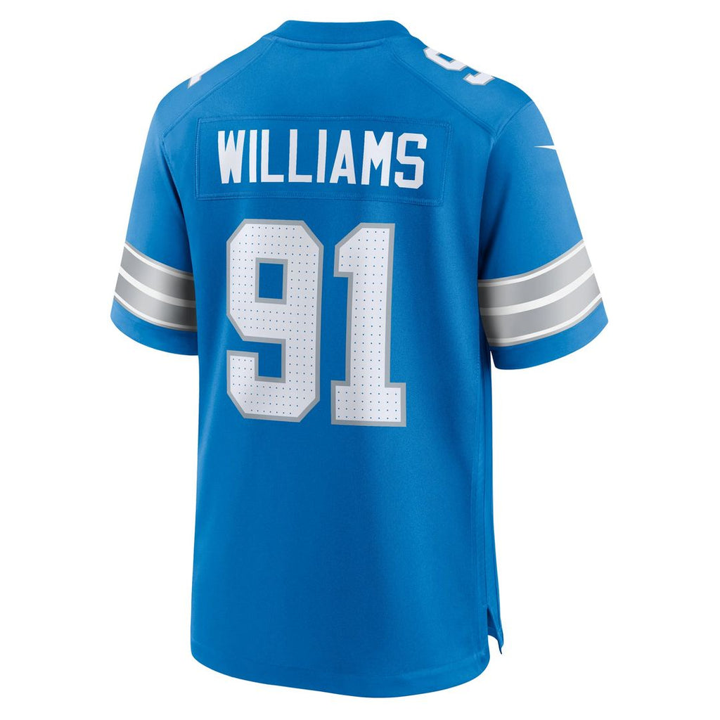 Detroit Lions Tyleik Williams Nike Team Game Jersey - Blue
