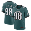 Philadelphia Eagles Jalen Carter Nike Team Game Jersey - Midnight Green