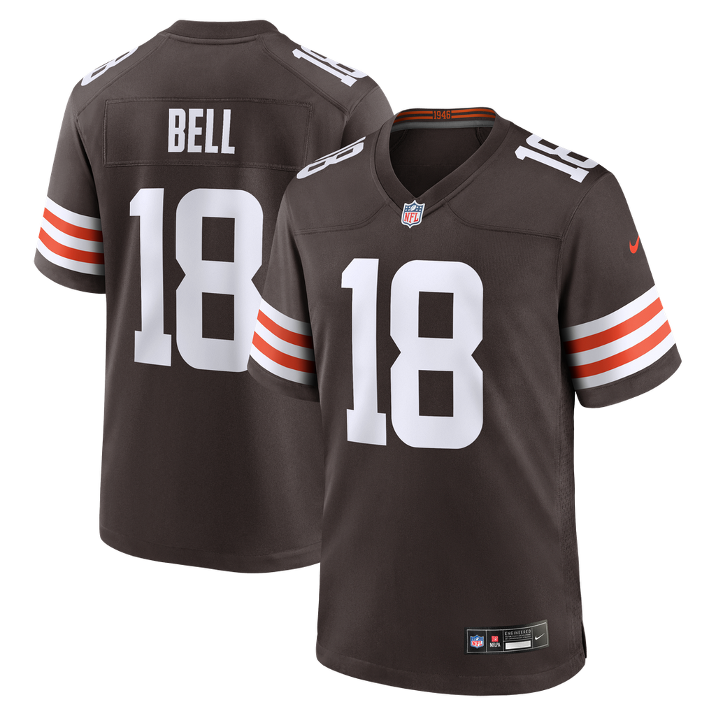 Cleveland Browns David Bell Nike Game Jersey - Brown