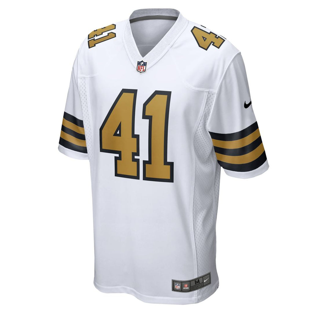New Orleans Saints Alvin Kamara Nike Alternate Game Jersey - White