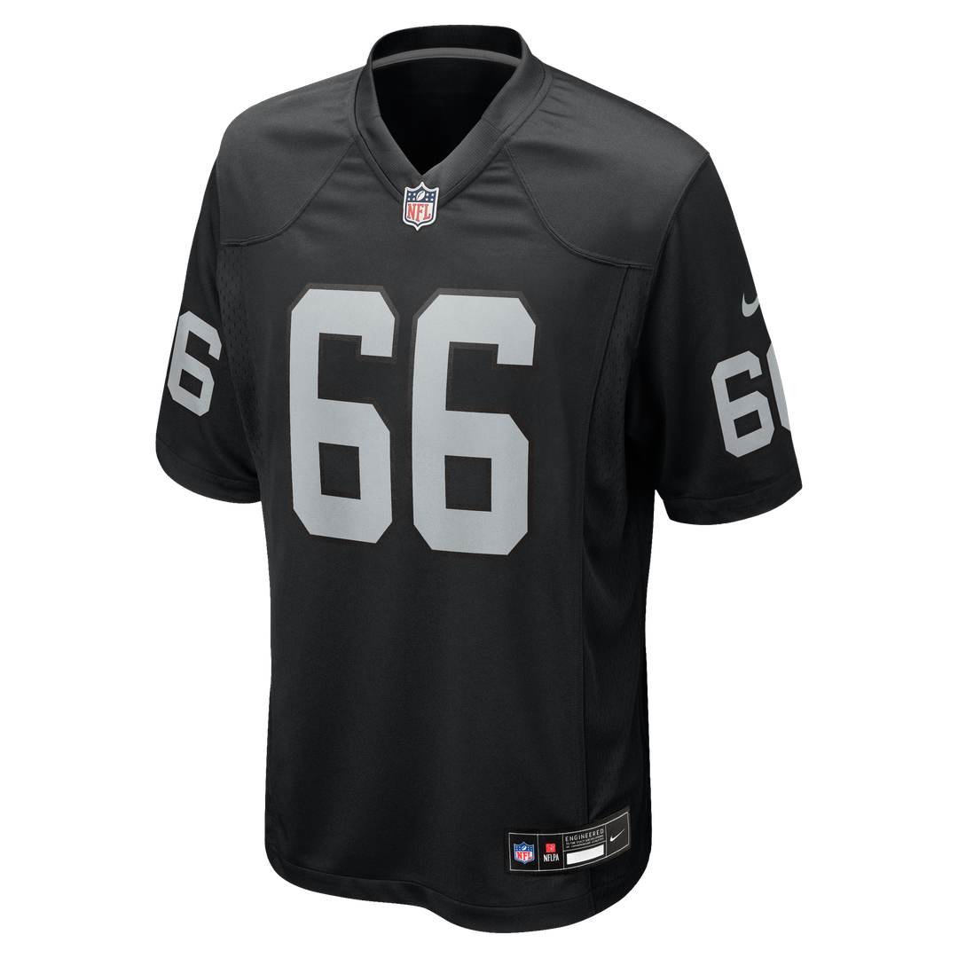 Las Vegas Raiders Dylan Parham Nike Game Player Jersey - Black