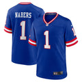 New York Giants Malik Nabers Nike Game Player Jersey - Royal
