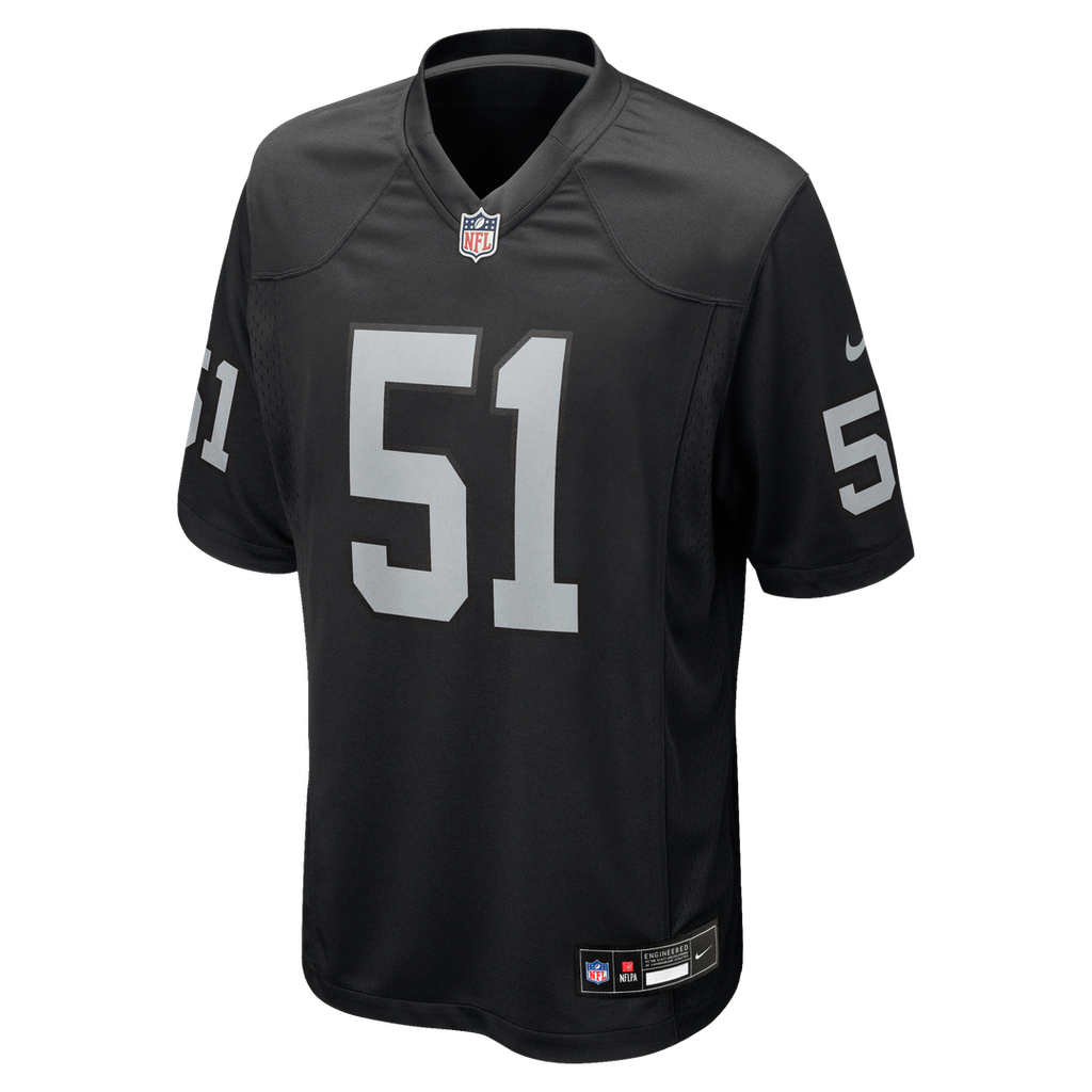 Las Vegas Raiders Malcolm Koonce Nike Game Jersey - Black
