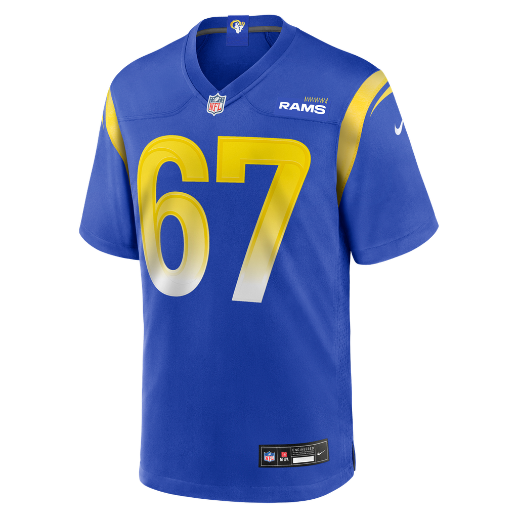 Los Angeles Rams Justin Dedich Nike Game Jersey - Royal