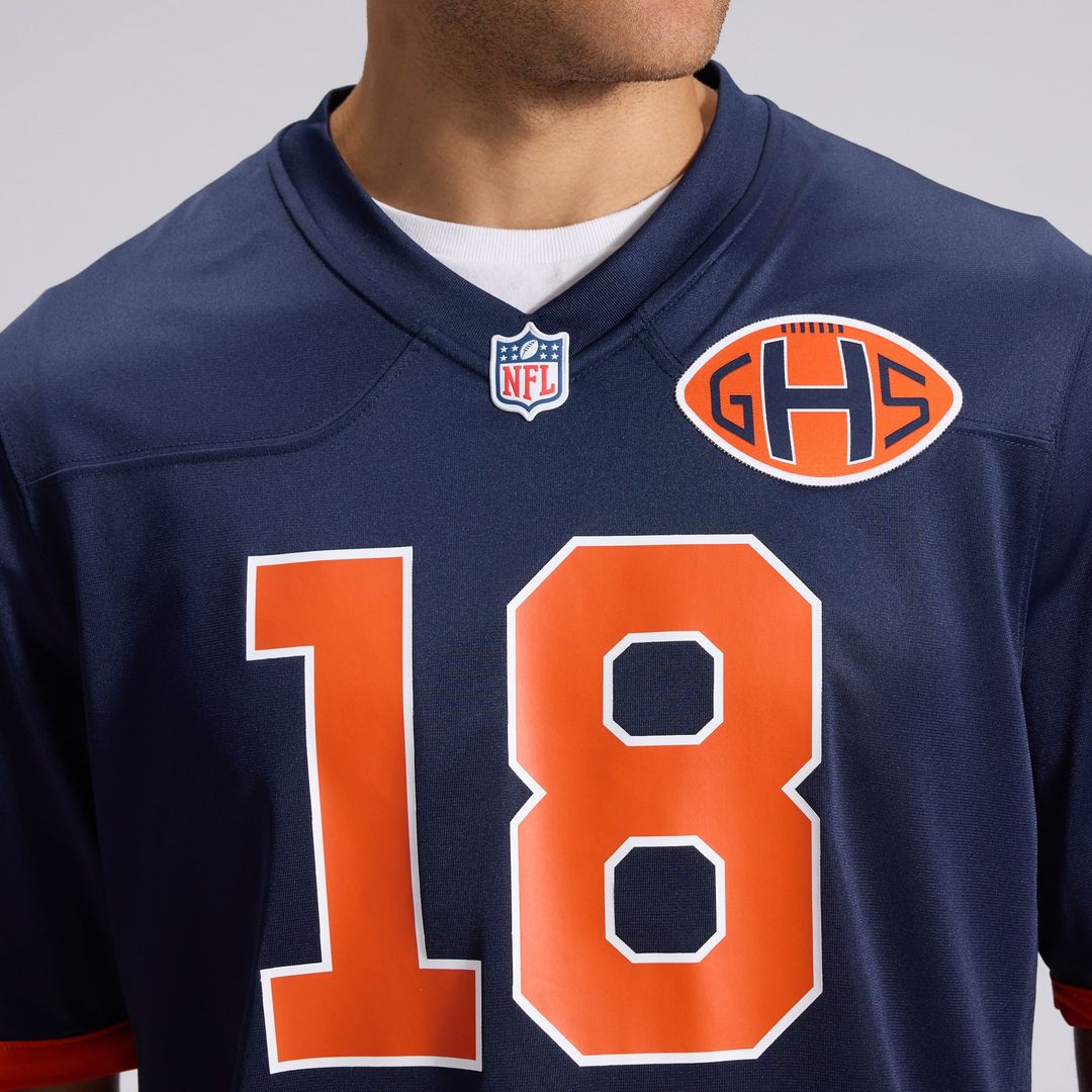 Chicago Bears Caleb Williams Nike 2026 Rivalries Collection Game Jersey - Navy