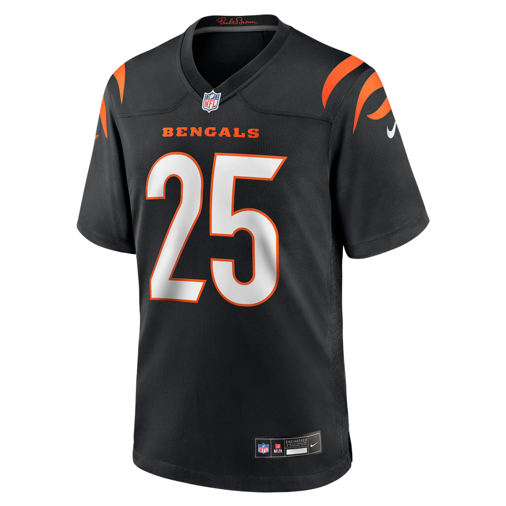 Cincinnati Bengals Tahj Brooks Nike Team Game Jersey - Black