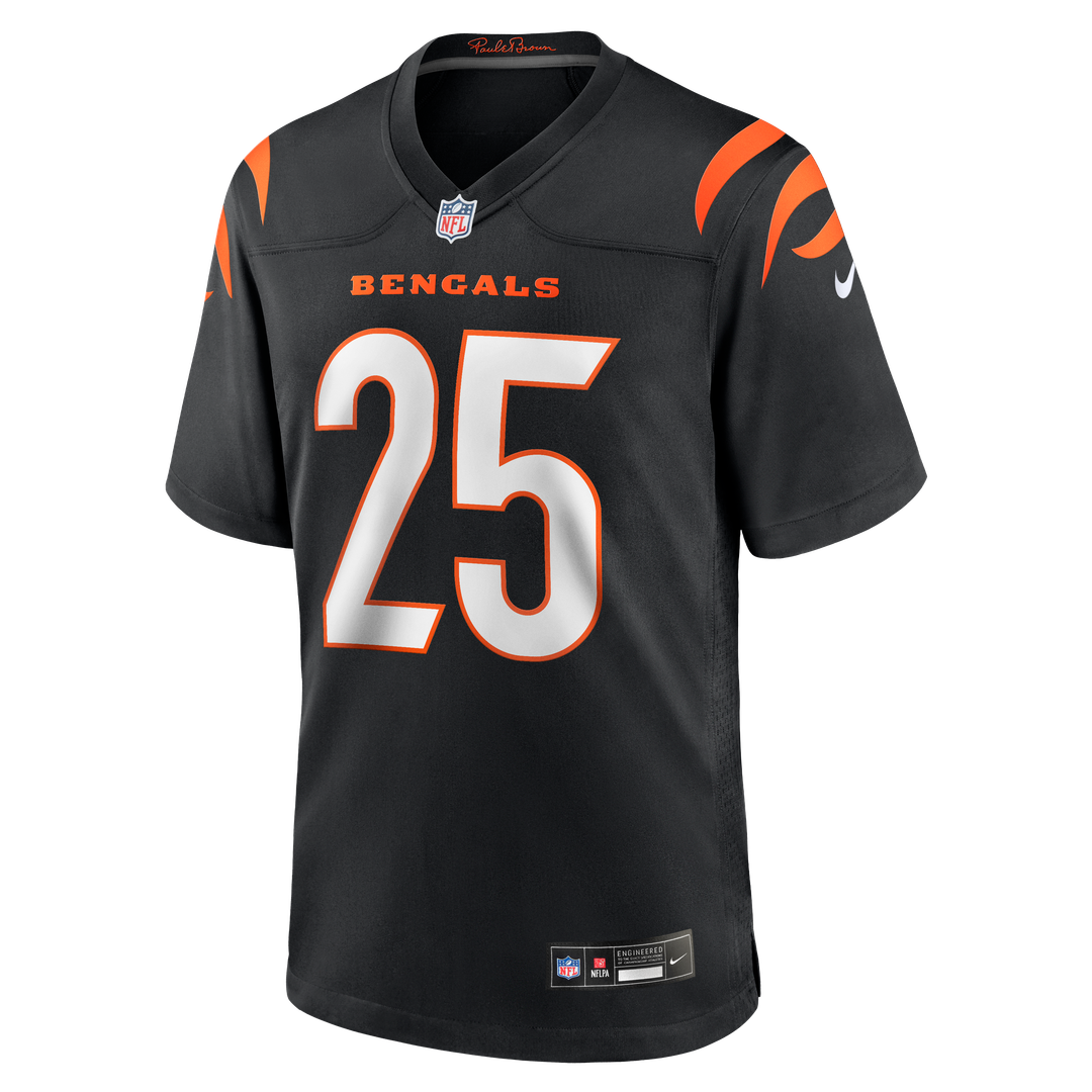 Cincinnati Bengals Tahj Brooks Nike Team Game Jersey - Black