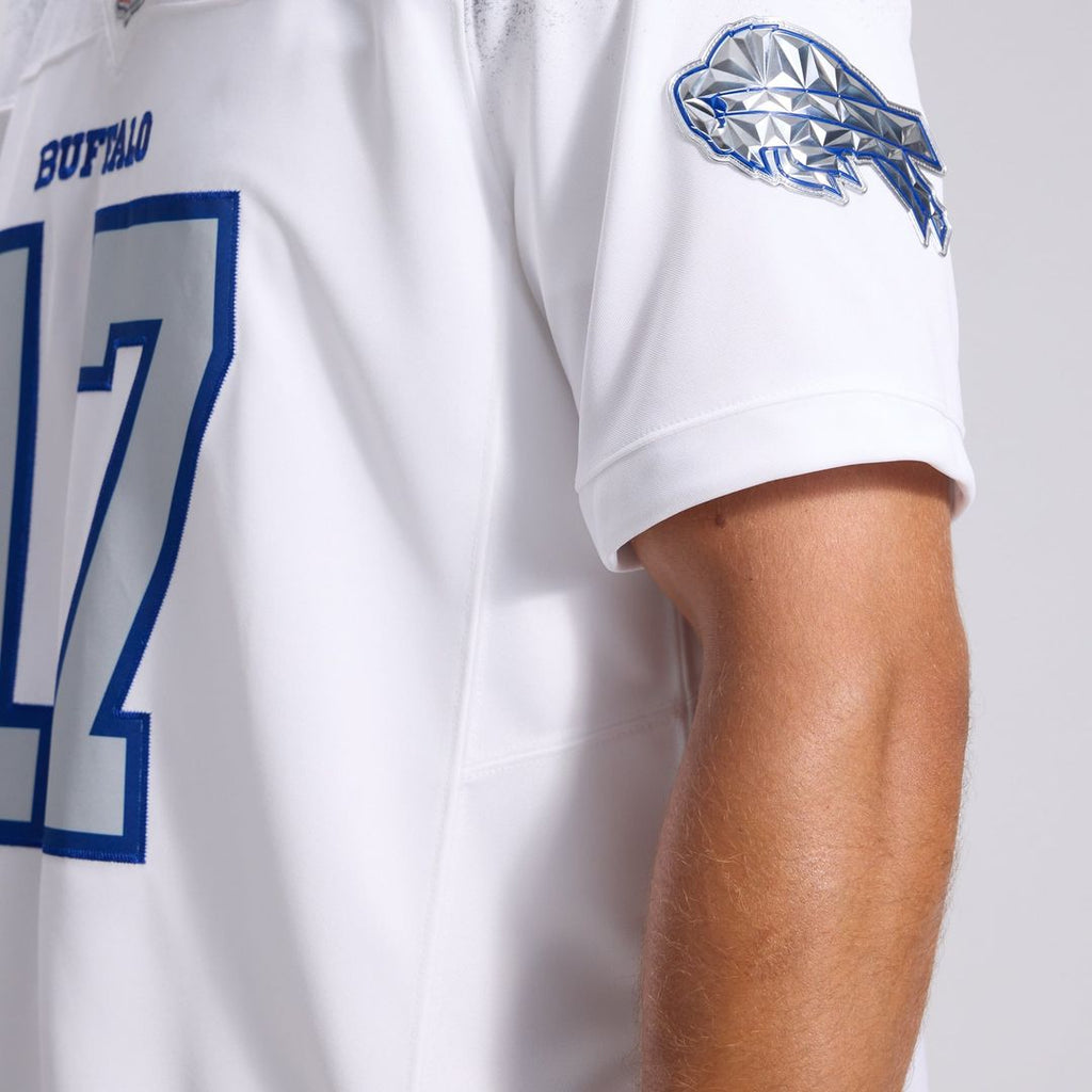 Buffalo Bills Josh Allen Nike Rivalries Collection Stitched Limited Jersey - White