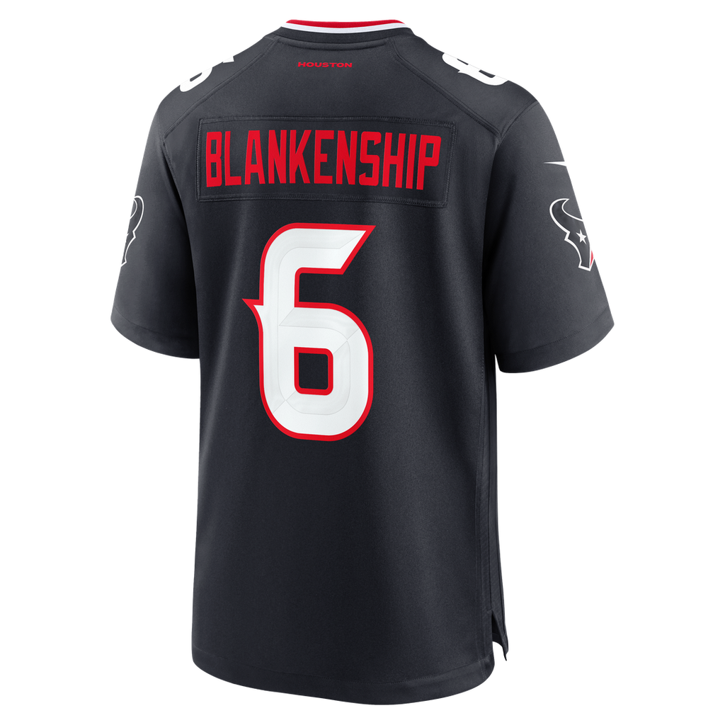 Houston Texans Reed Blankenship Nike Team Game Jersey - Navy