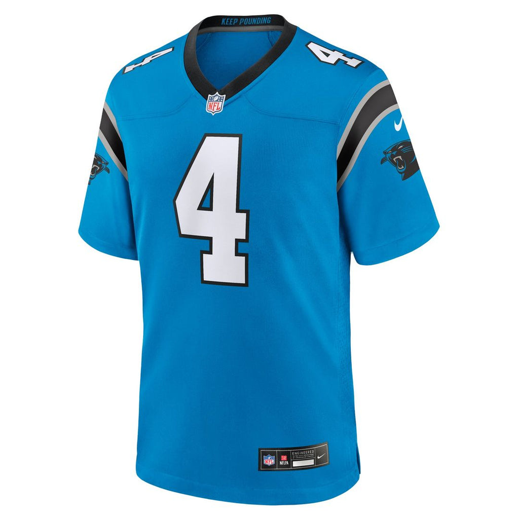 Carolina Panthers Tetairoa McMillan Nike Alternate Game Jersey - Blue