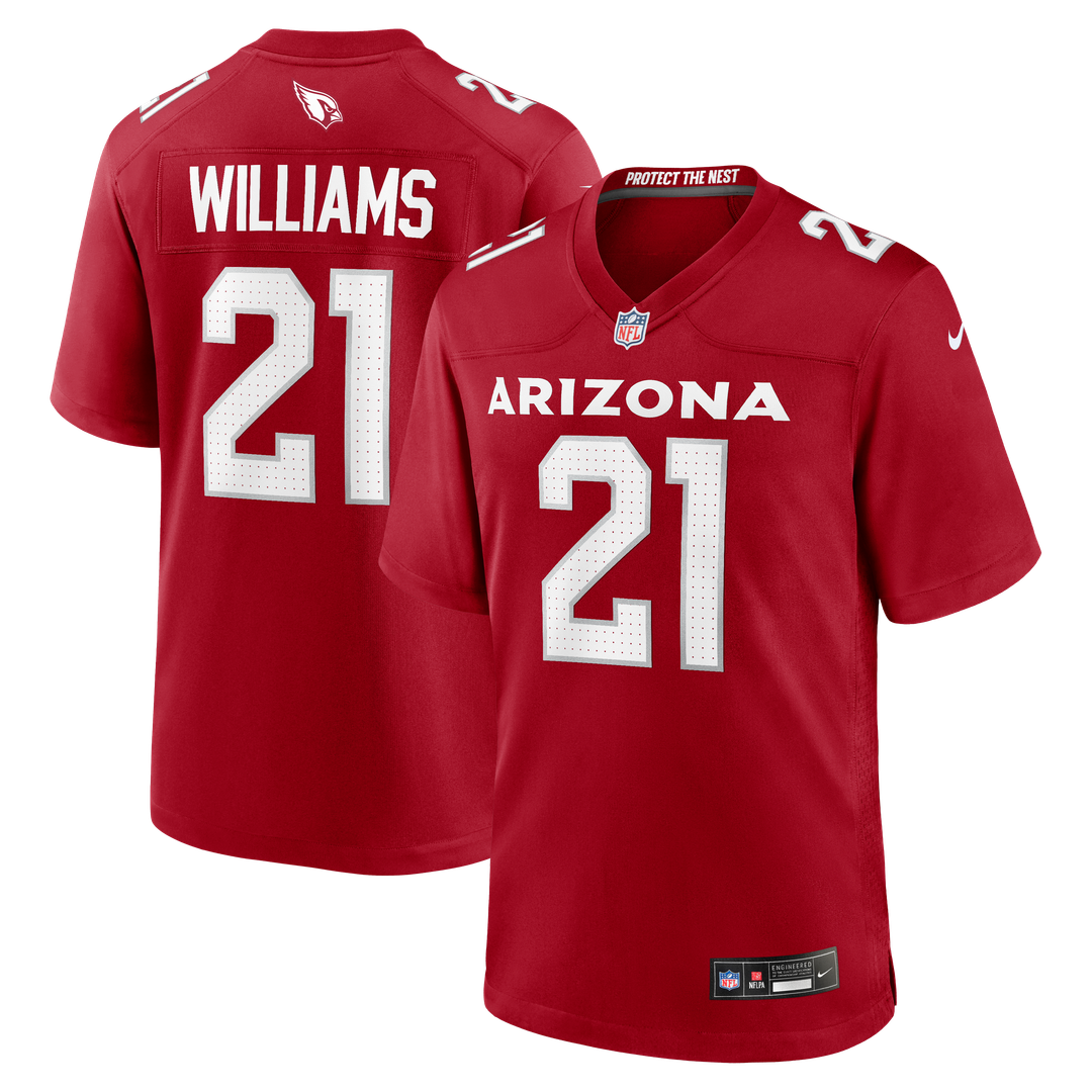 Arizona Cardinals Garrett Williams Nike Game Jersey - Cardinal