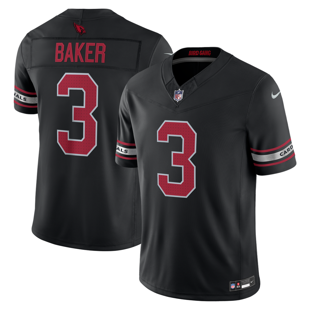 Arizona Cardinals Budda Baker Nike Alternate Vapor F.U.S.E. Stitched Limited Jersey - Black
