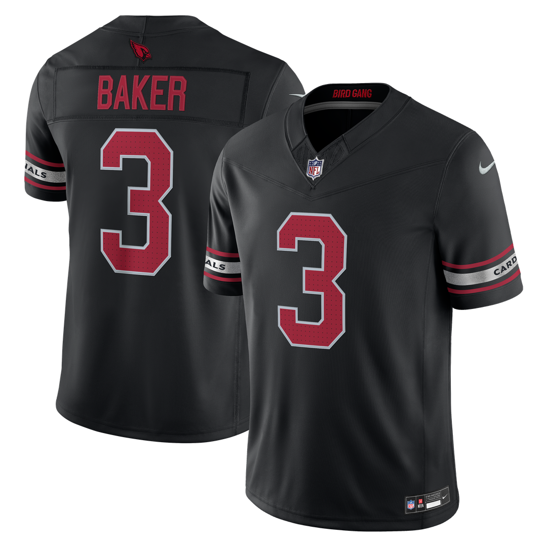 Arizona Cardinals Budda Baker Nike Alternate Vapor F.U.S.E. Stitched Limited Jersey - Black