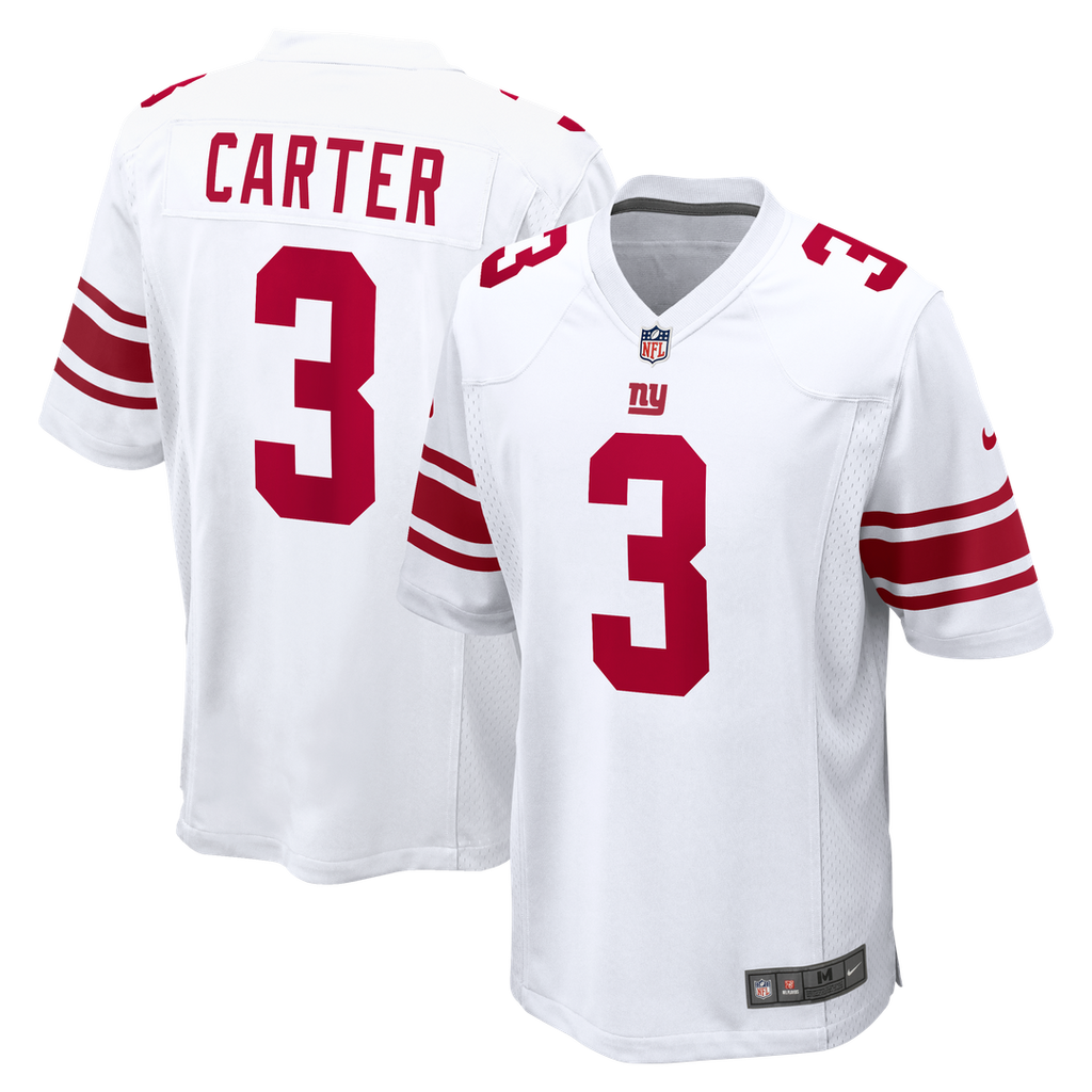 New York Giants Abdul Carter Nike Game Jersey - White