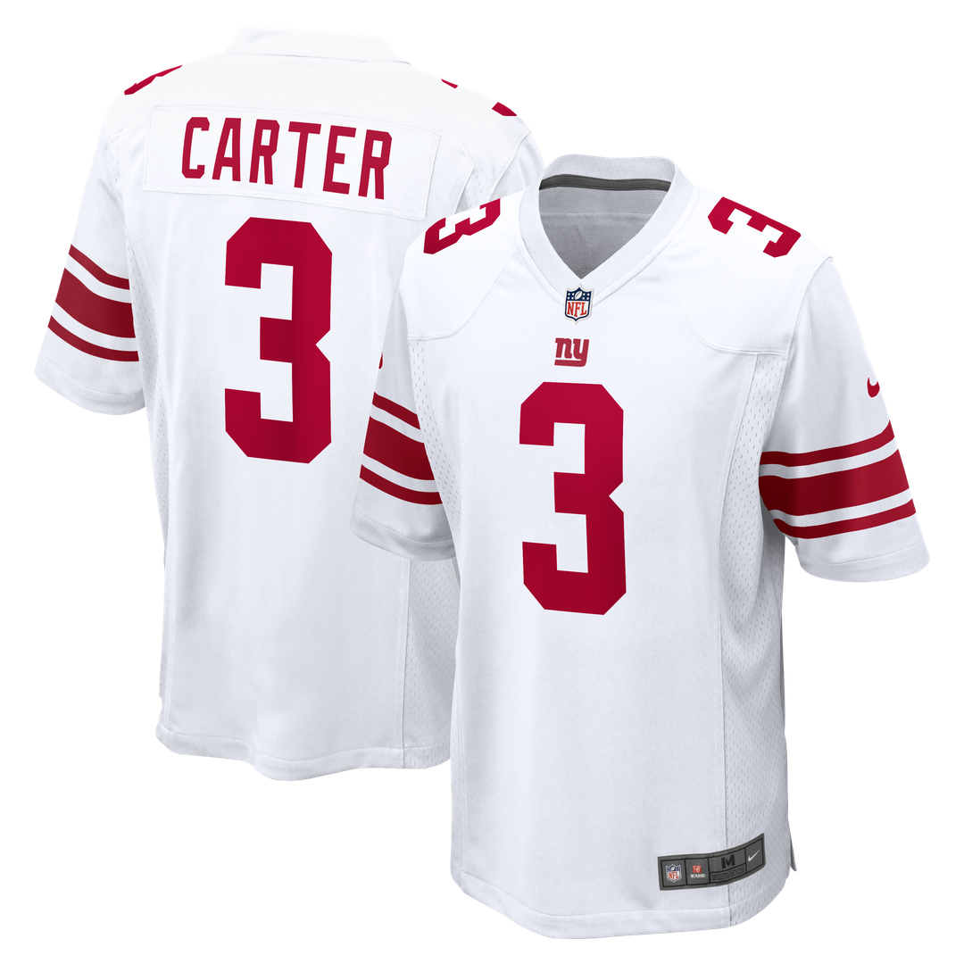 New York Giants Abdul Carter Nike Game Jersey - White