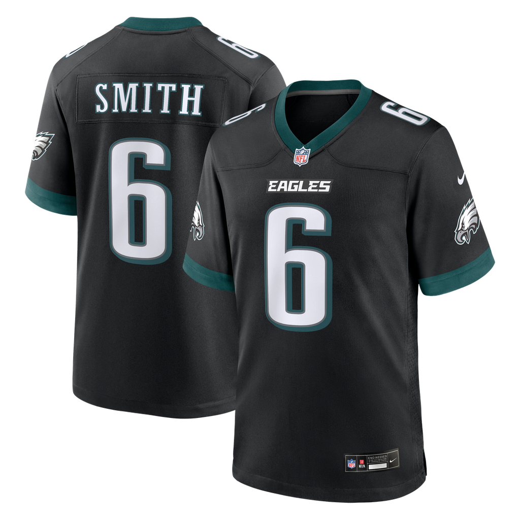 Philadelphia Eagles DeVonta Smith Nike Alternate Game Jersey - Black