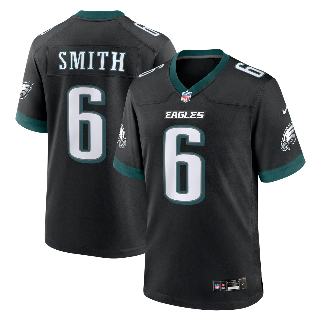 Philadelphia Eagles DeVonta Smith Nike Alternate Game Jersey - Black