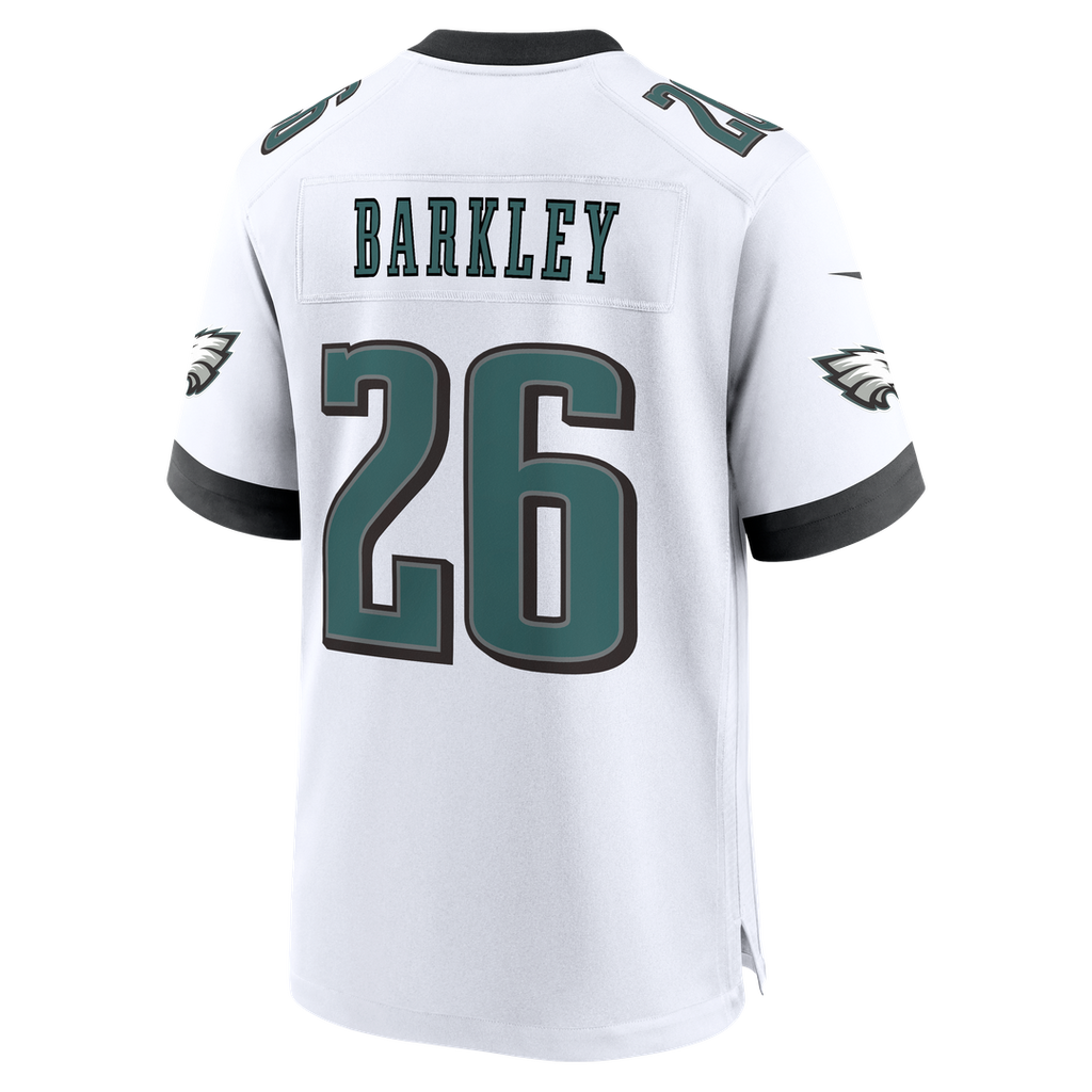 Philadelphia Eagles Saquon Barkley Nike Game Jersey - White