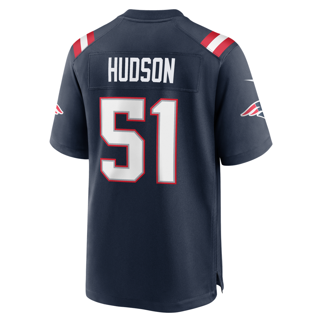 New England Patriots James Hudson Nike Team Game Jersey - Navy