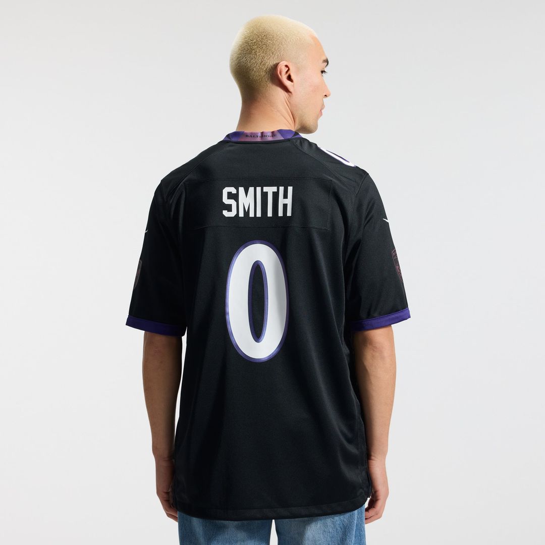 Baltimore Ravens Roquan Smith Nike Alternate Game Jersey - Purple