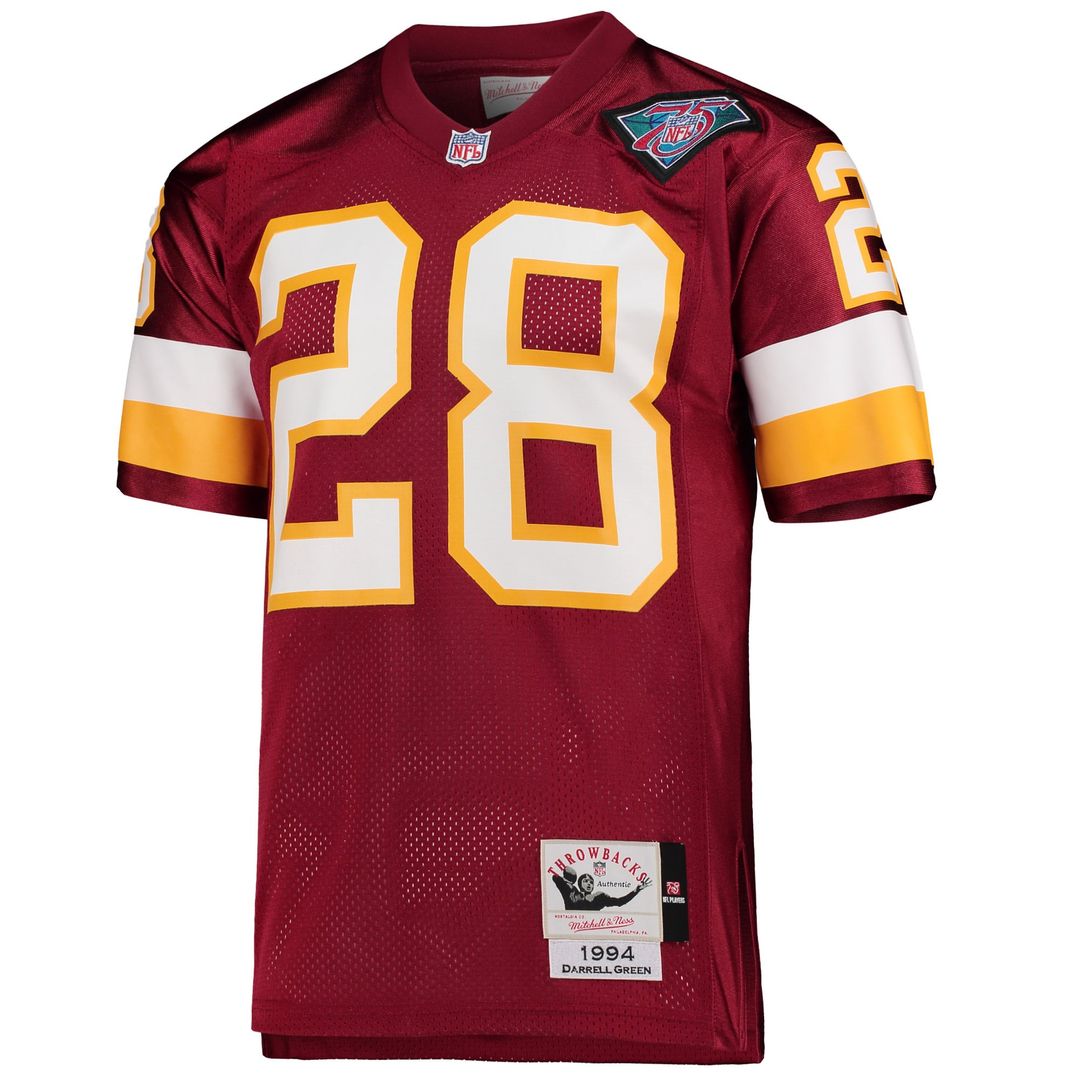 Washington Commanders Washington Football Team 1994 Darrell Green Mitchell & Ness Authentic Throwback Retired Player Jersey - Burgundy