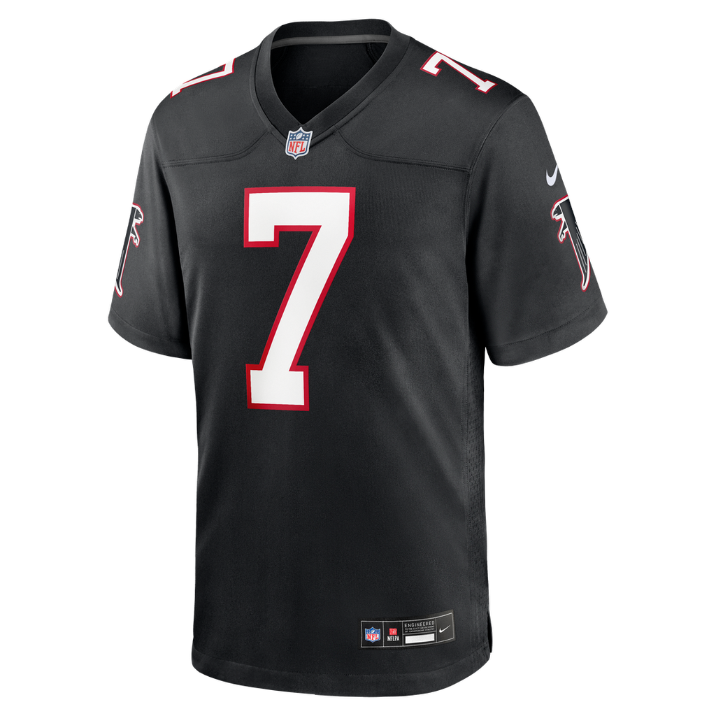 Atlanta Falcons Bijan Robinson Nike Throwback Game Jersey - Black