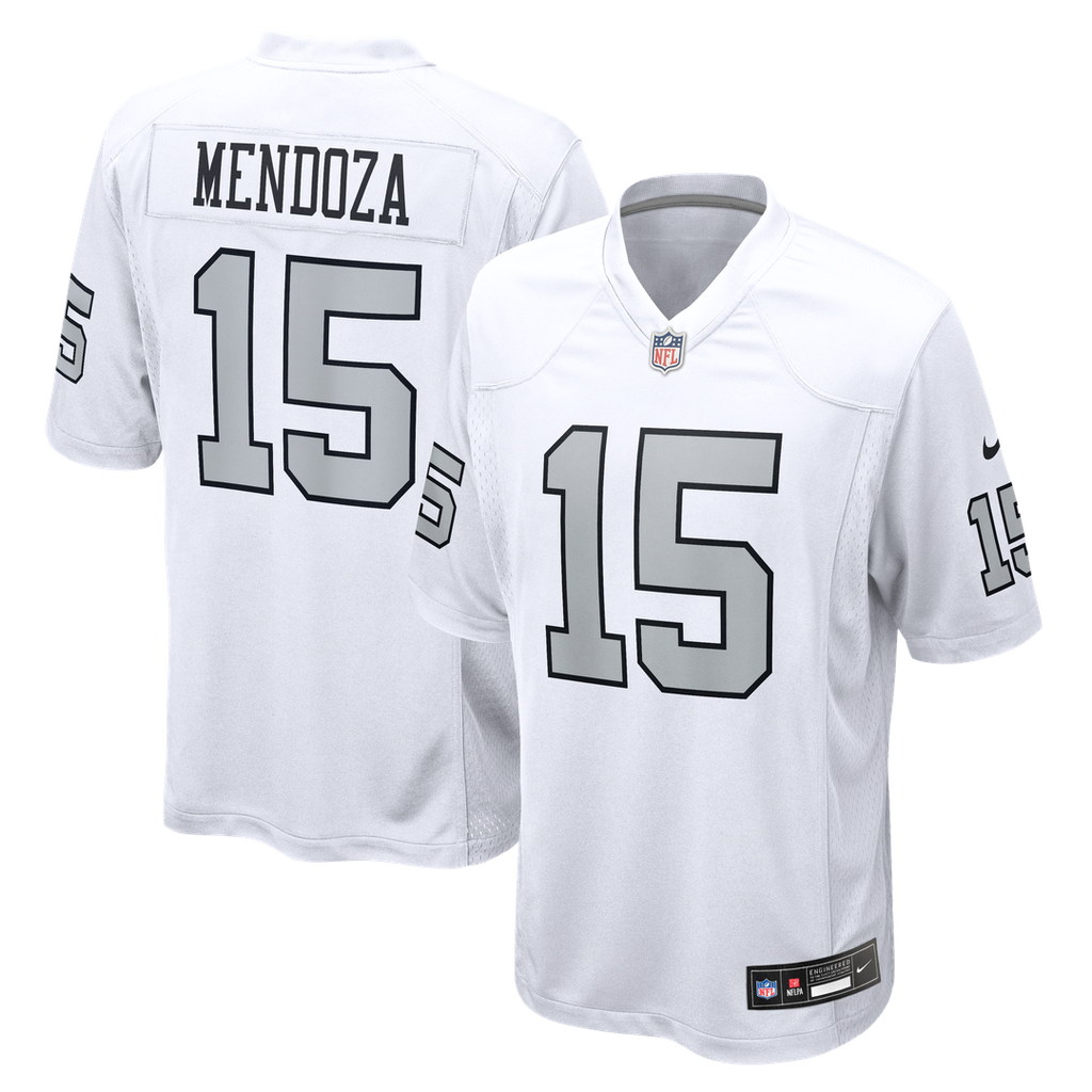 Las Vegas Raiders Fernando Mendoza Nike Alternate Game Player Jersey - White