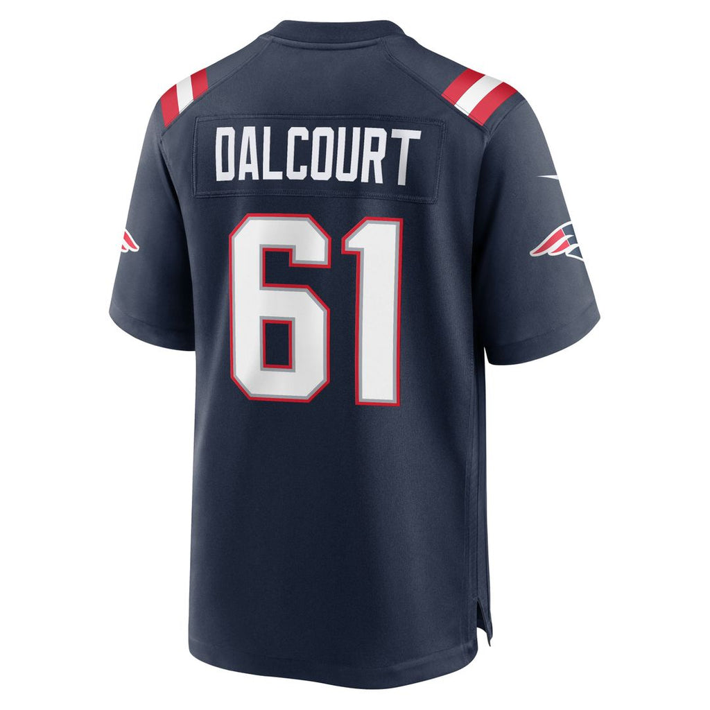 New England Patriots Darrian Dalcourt Nike Team Game Jersey - Navy