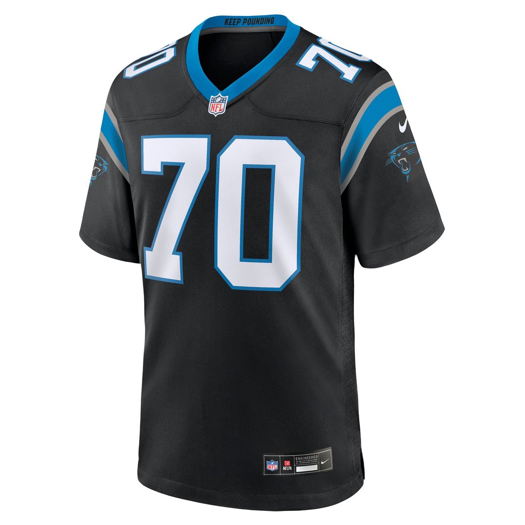 Carolina Panthers Brady Christensen Nike Team Game Jersey - Black