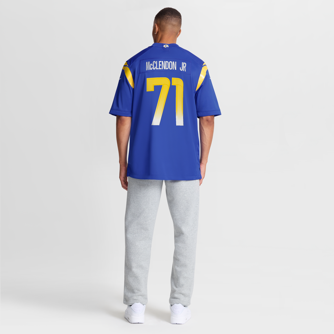Los Angeles Rams Warren McClendon Jr. Nike Team Game Jersey - Royal