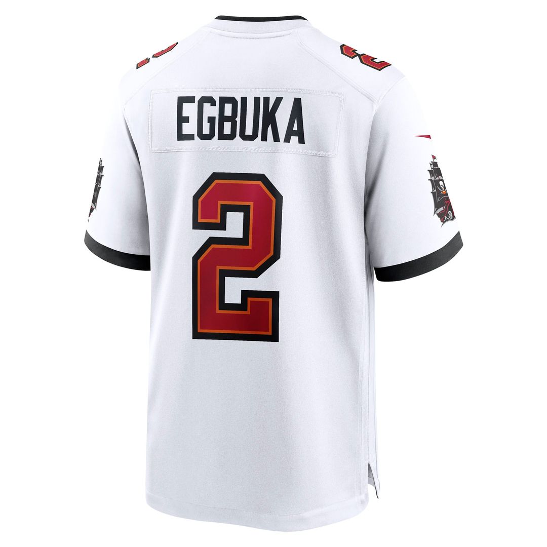 Tampa Bay Buccaneers Emeka Egbuka Nike Alternate Game Player Jersey - Pewter
