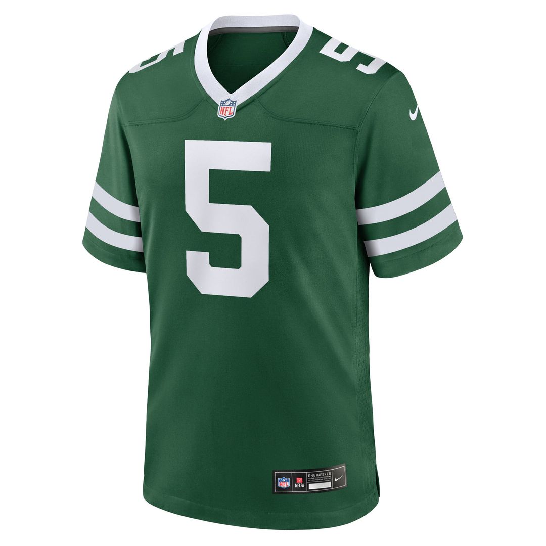 New York Jets Garrett Wilson Nike Alternate Game Jersey - Legacy Black