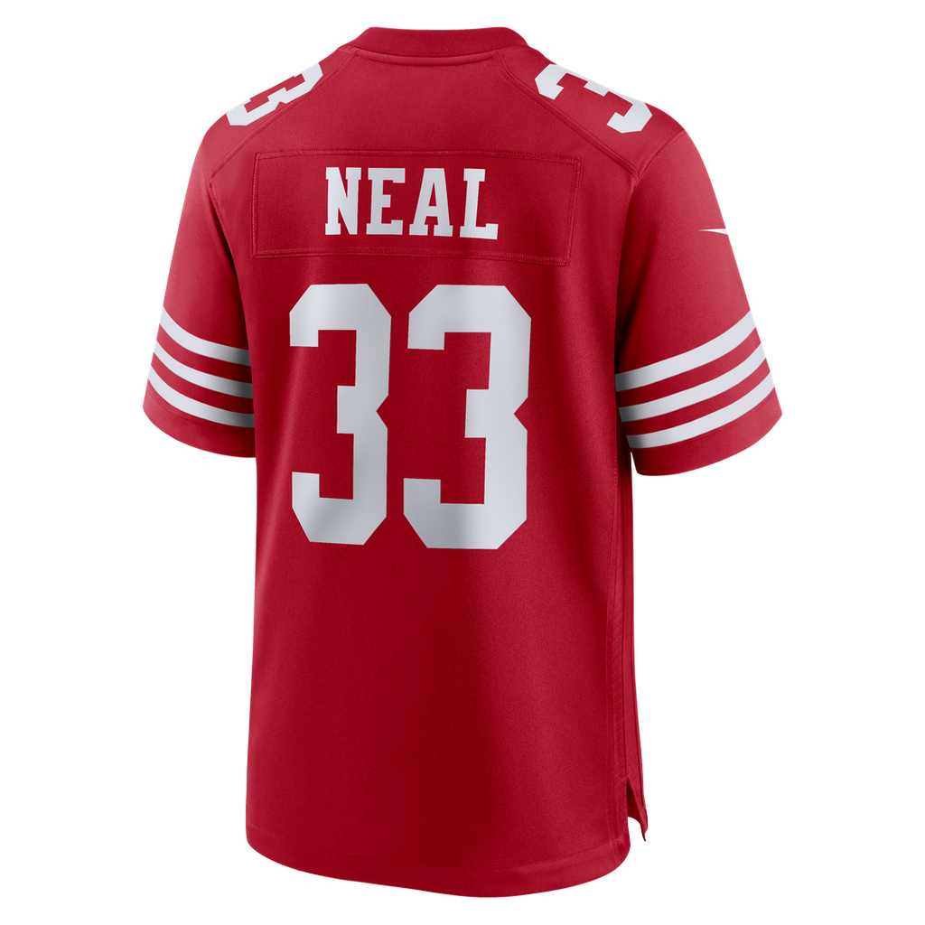 San Francisco 49ers Siran Neal Nike Team Game Jersey - Scarlet
