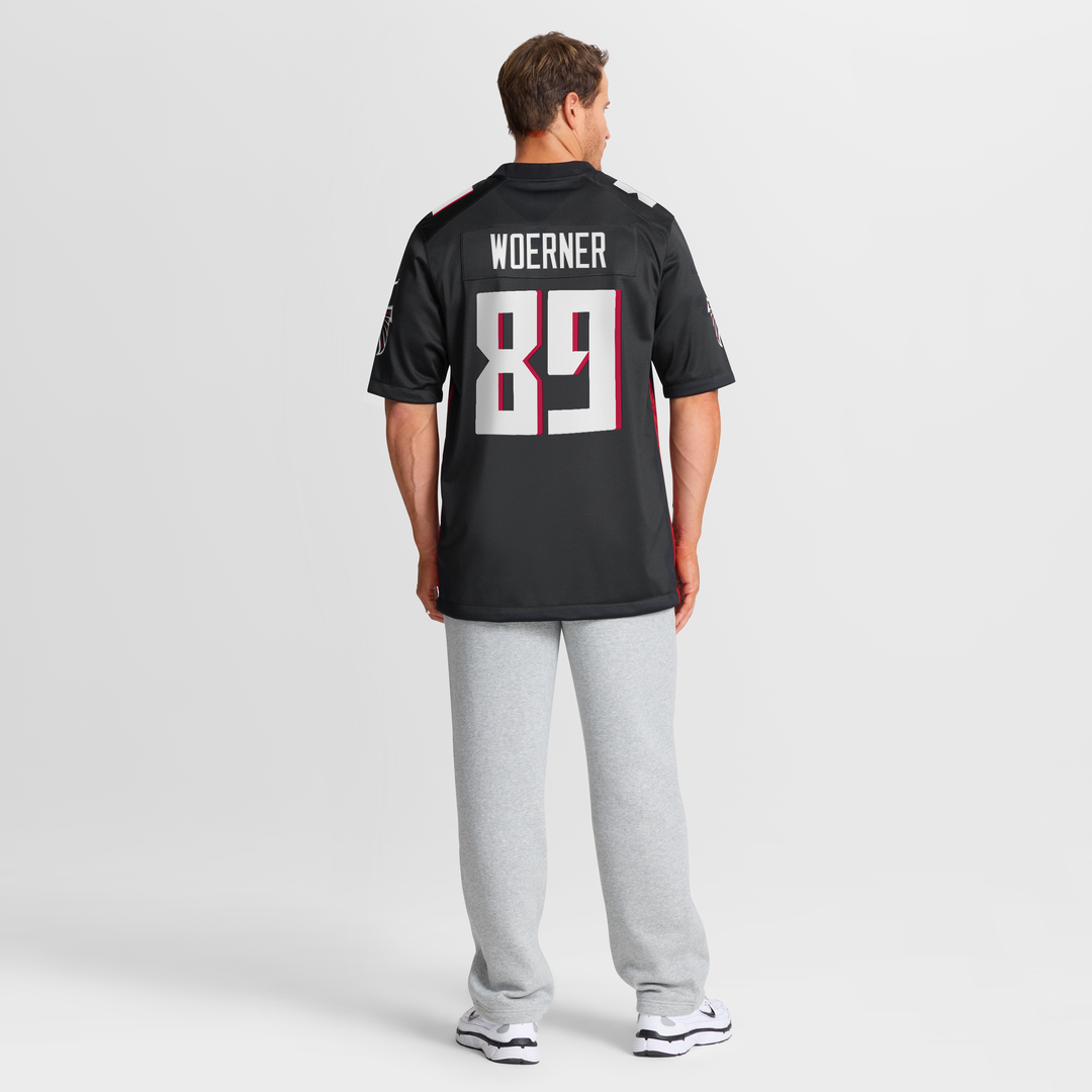 Atlanta Falcons Charlie Woerner Nike Game Jersey - Black