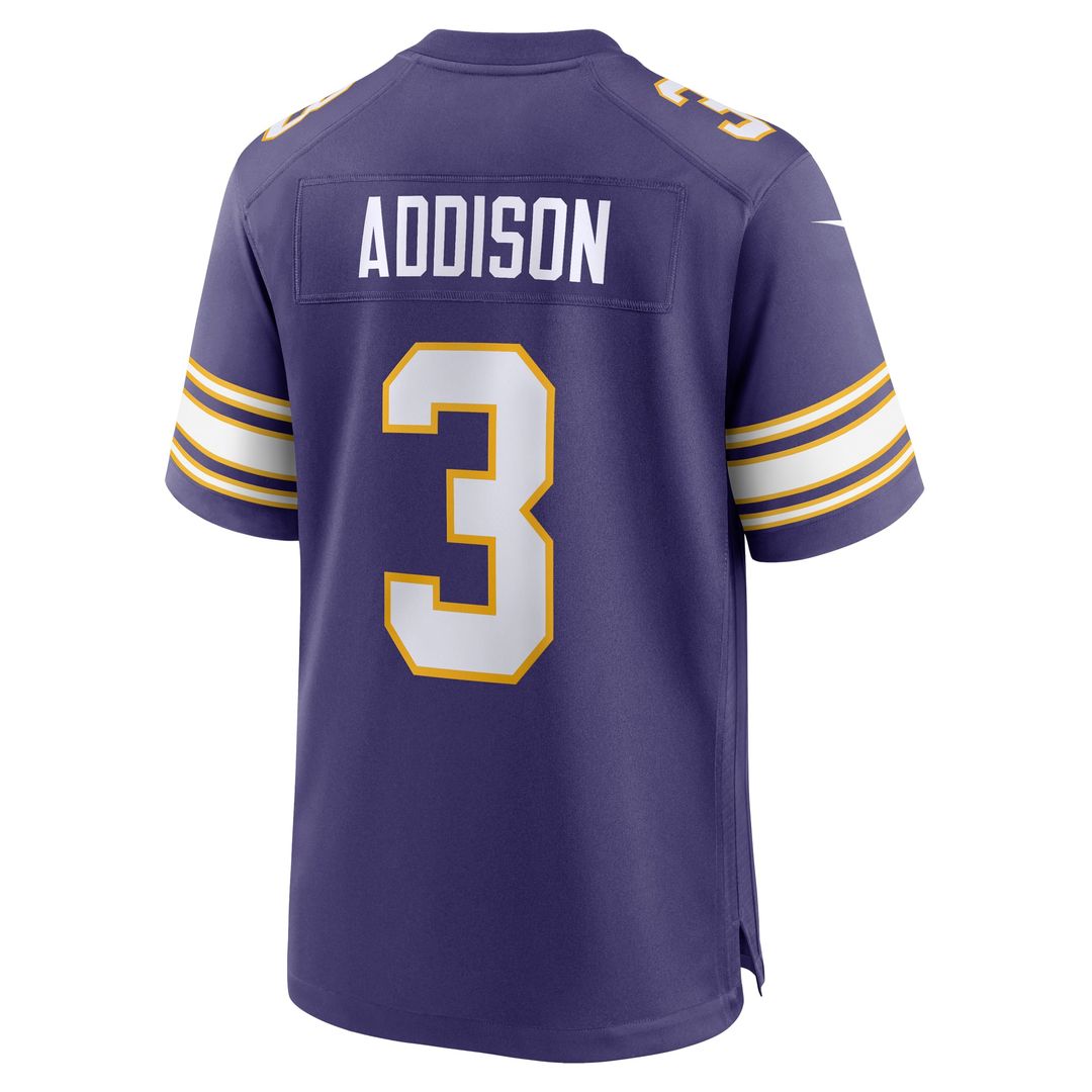 Minnesota Vikings Jordan Addison Nike Away Game Jersey - White
