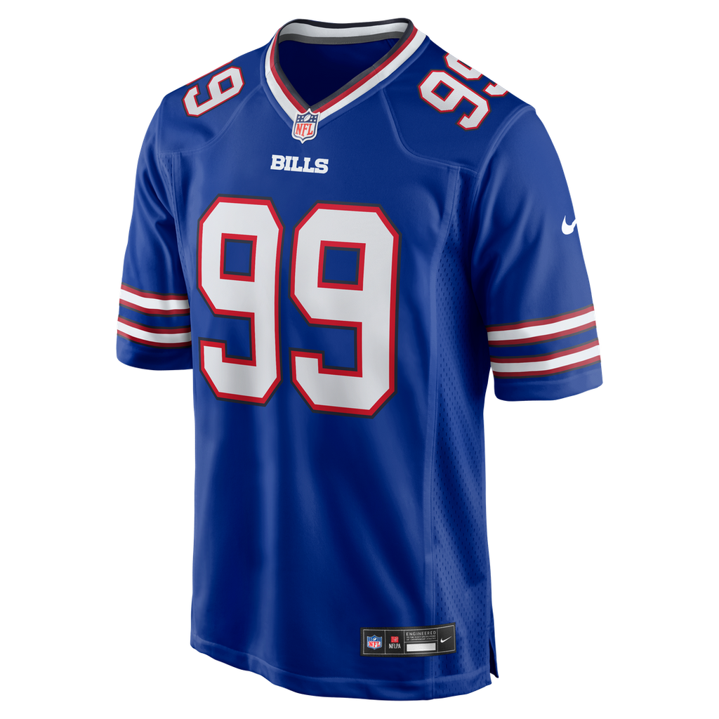 Buffalo Bills Larry Ogunjobi Nike Team Game Jersey - Royal